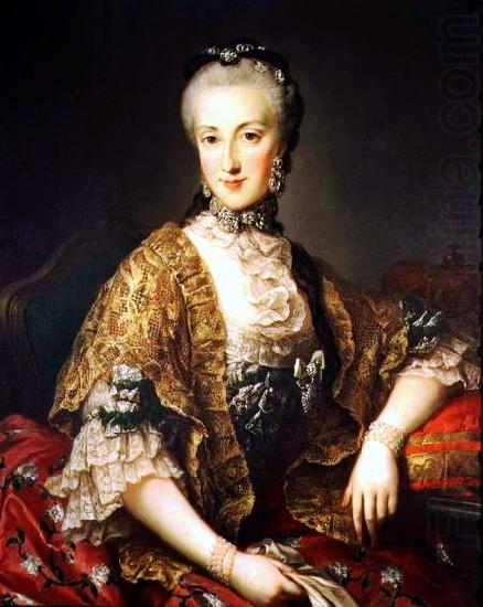 Portrait of Archduchess Maria Anna of Austria, Martin van Meytens